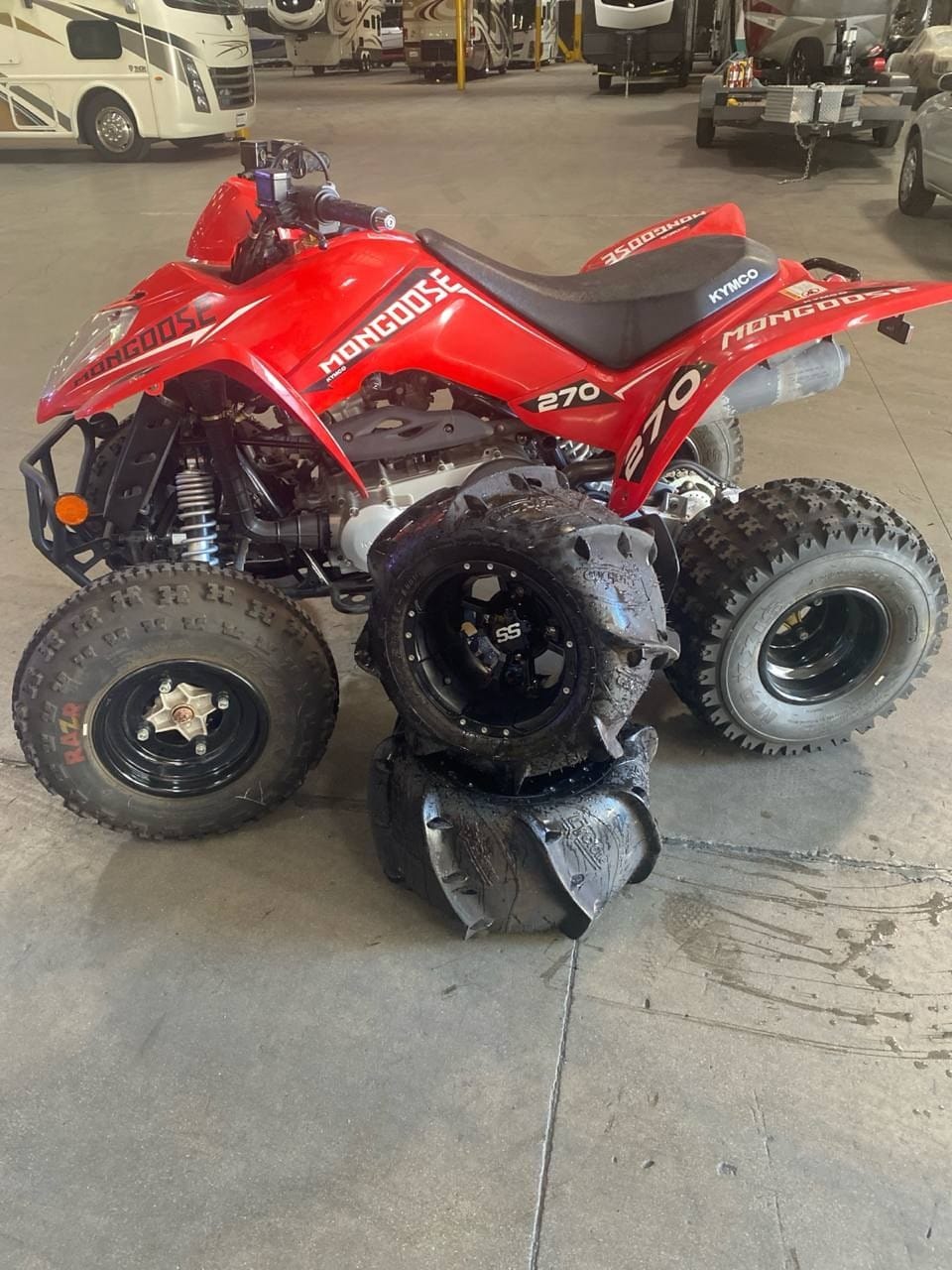 2020 KYMCO Mongoose 270 - Sand & Dirt Tires Included