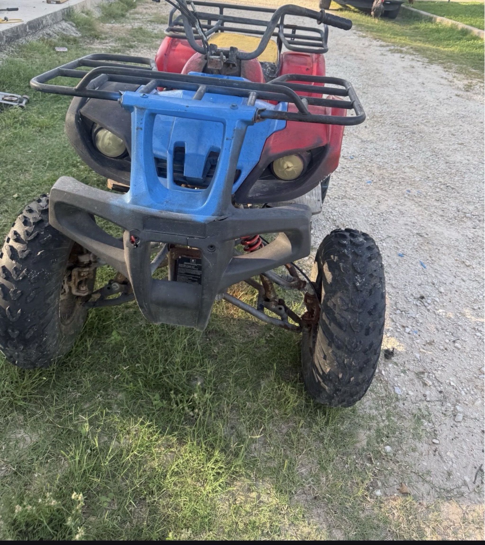 2018 TAOTAO Bull ATV, Automatic, Red/Blue, $800